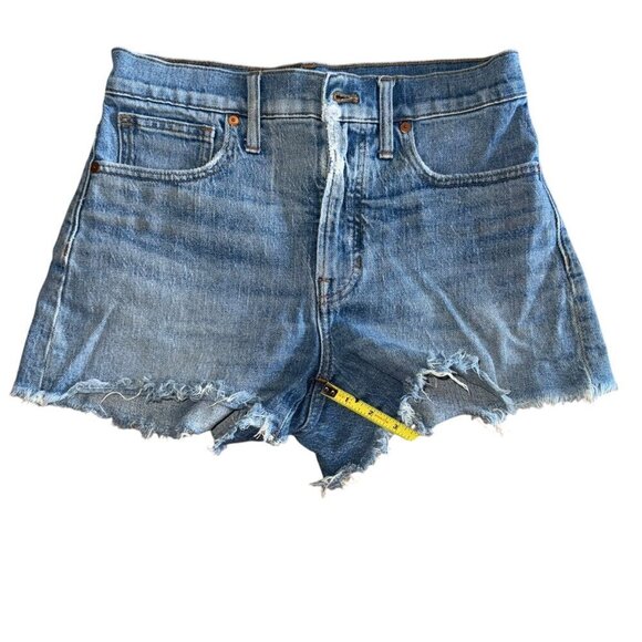 Madewell The Perfect Jean Short Raw Hem Womens Size 27 - Picture 5 of 7